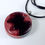 Thumbnail: Resin Rose & Black Pendant Necklace