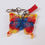 Thumbnail: Blue Yellow Red Glitter Butterfly Resin Keychain