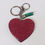 Thumbnail: Blue Glitter Resin Letter X Heart Keychain