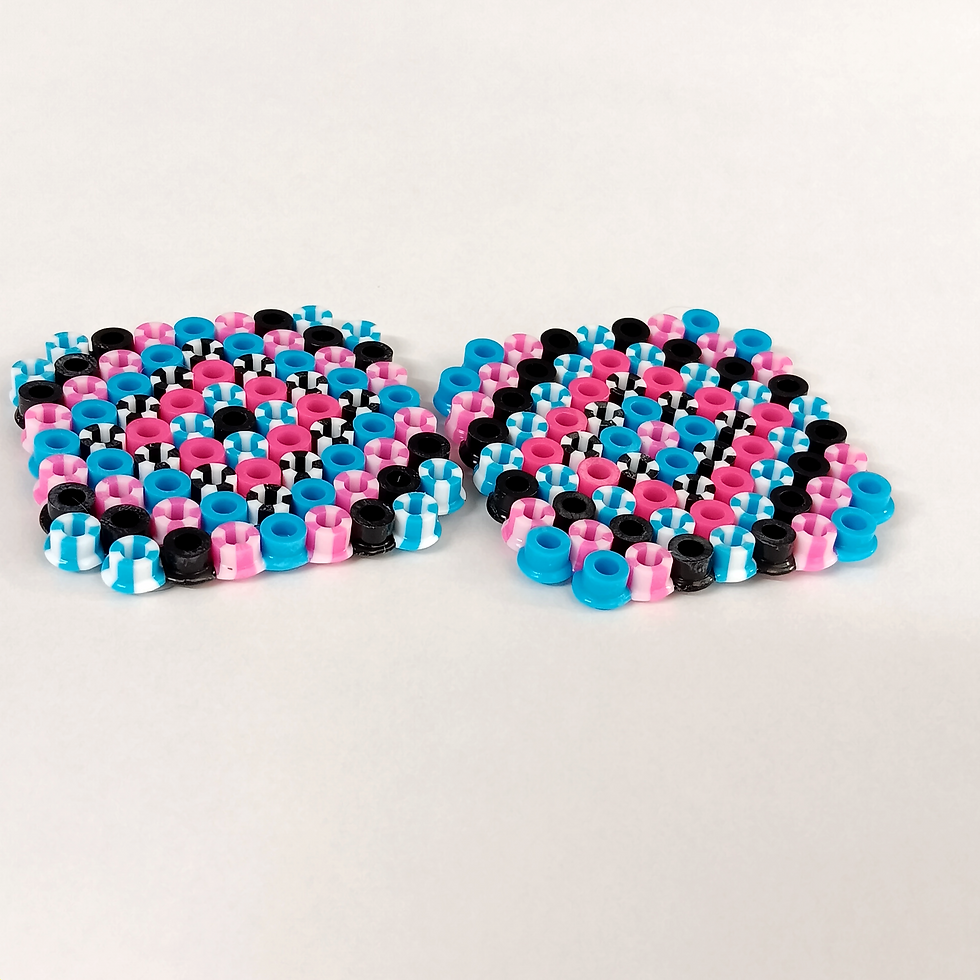 Thumbnail: Set of 2- Square Perler Magnets
