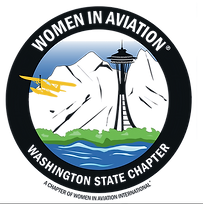 Women in Aviation Washington State Chapter Logo