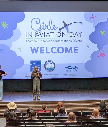 Girls in Aviation Day presentation