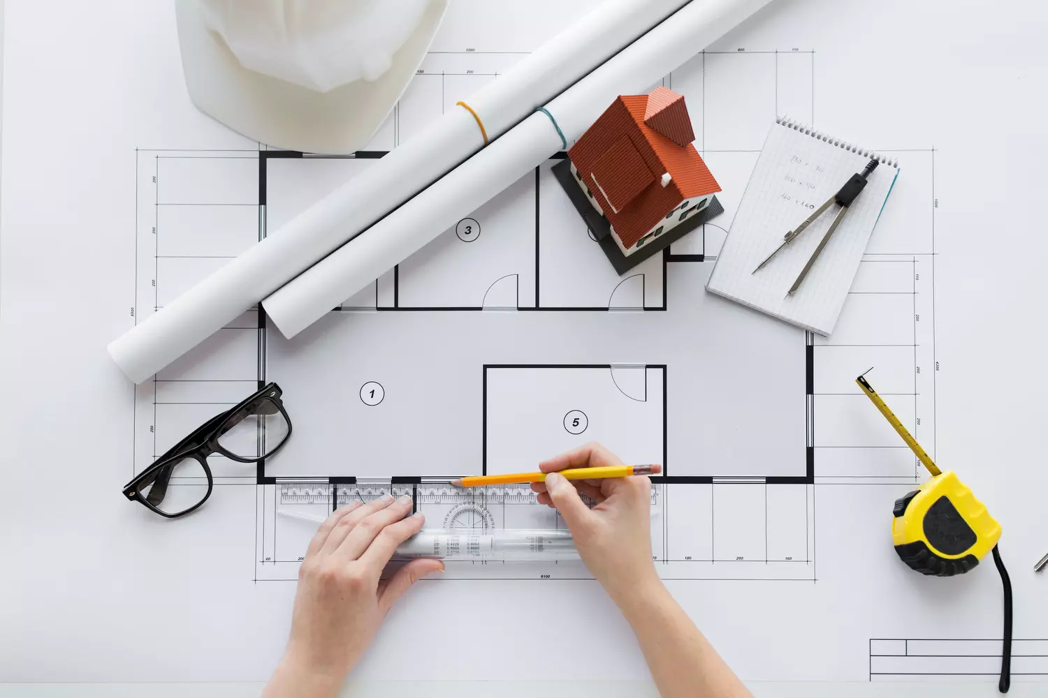 Réalisation d'un plan de maison