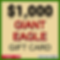 Giant Eagle $1,000 Gift Card