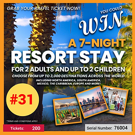 (#31) 7 Night Resort Stay