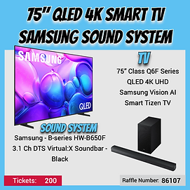 75" Smart TV & Sound System
