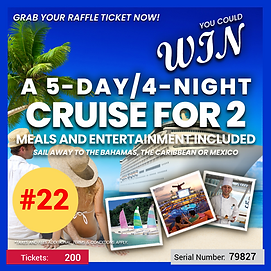 (#22) 5 Day / 4 Night Cruise for 2