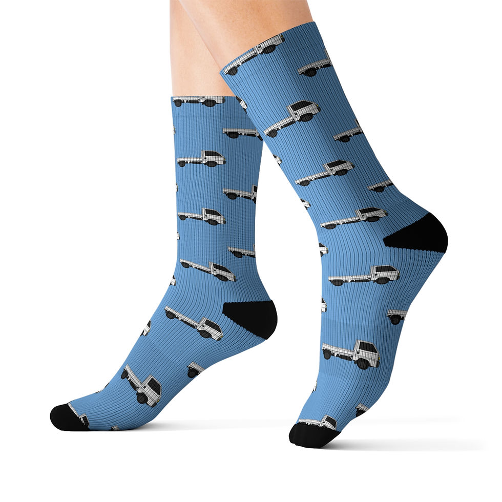 Kei Truck Socken | Himmelblau 
