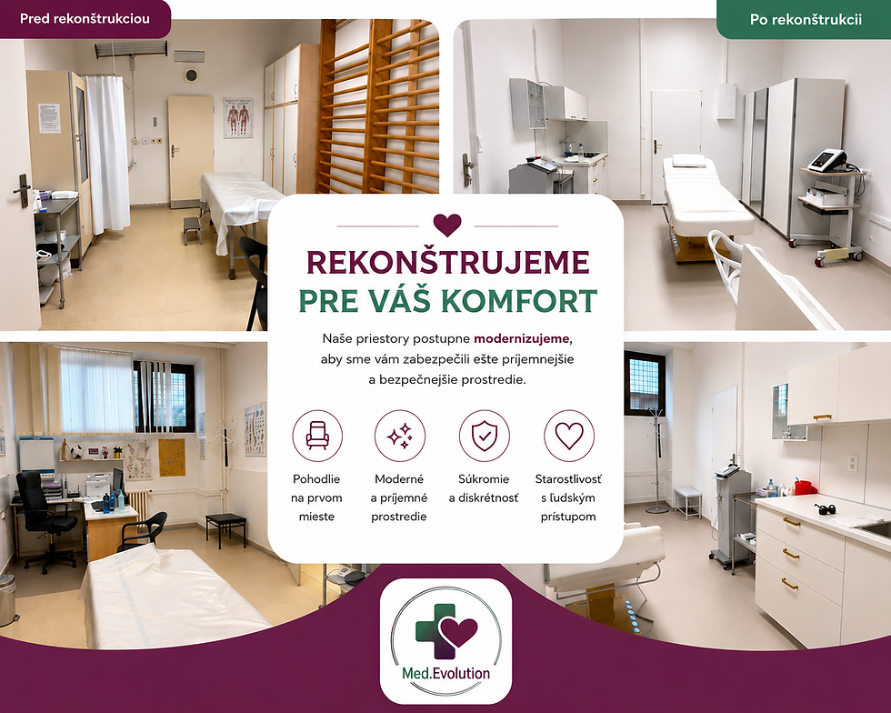 Modernizujeme pre váš väčší komfort