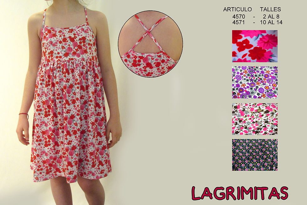 Solera nena. Modal estampado