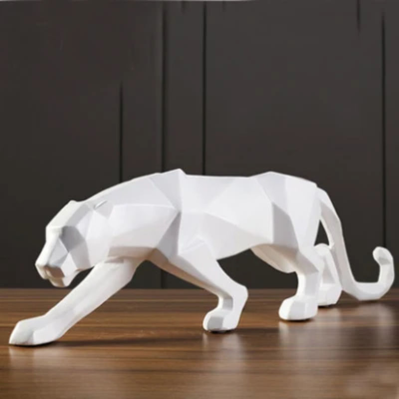 Thumbnail: Geometric Panther Sculpture