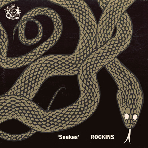 Snakes Green Classic Skinny Scarf Rockins