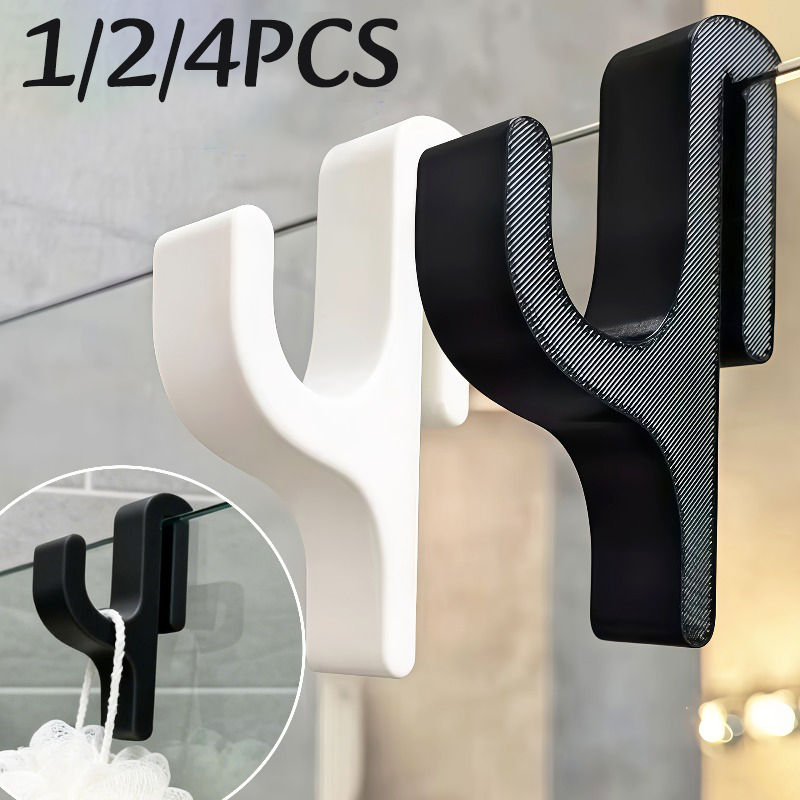 No-Drill Shower Door Hook Set