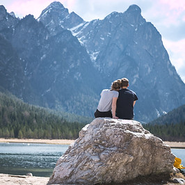 Romantic Couple Enjoying View
