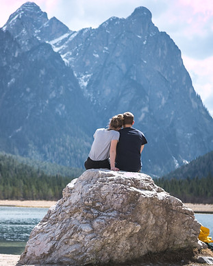 Romantic Couple Enjoying View