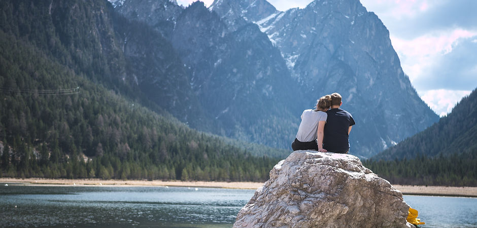 Romantic Couple Enjoying View