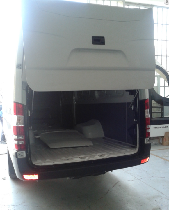Thumbnail: Rear Hatch with Gas-Spring for Vans