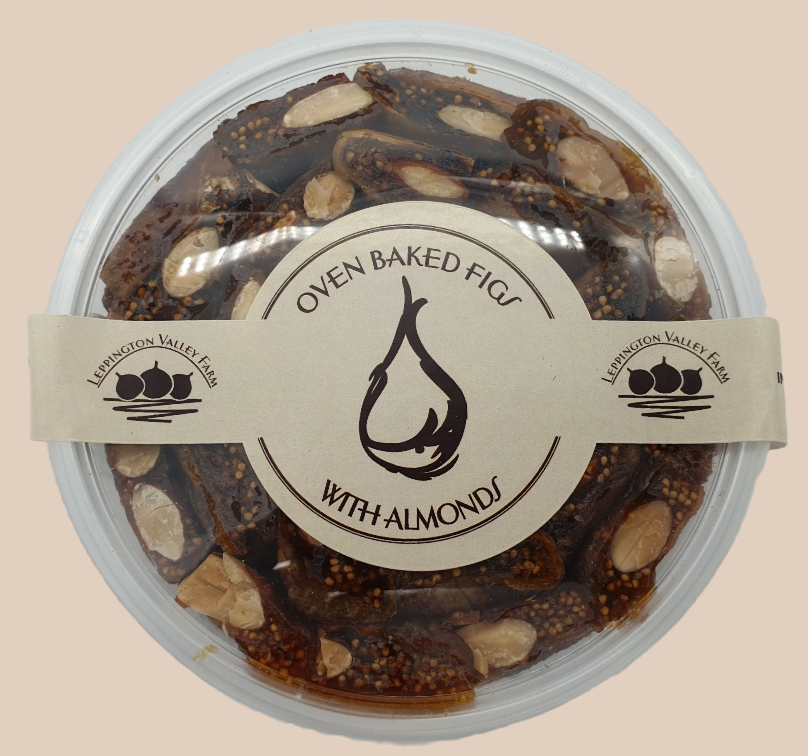 Oven Baked Dried Figs with Roasted Almond Centres