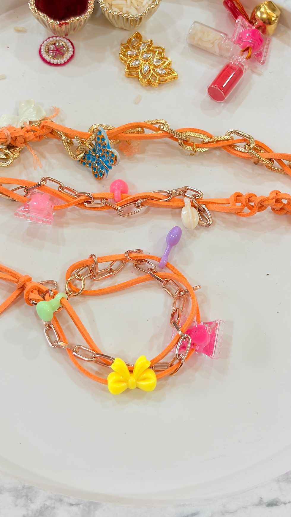 Thumbnail: Candy Bracelet Lumba Rakhi for Kids