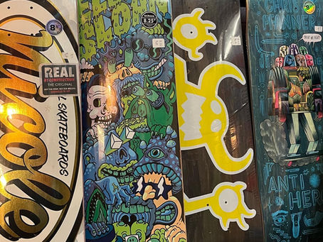 New Decks in Skate Shop