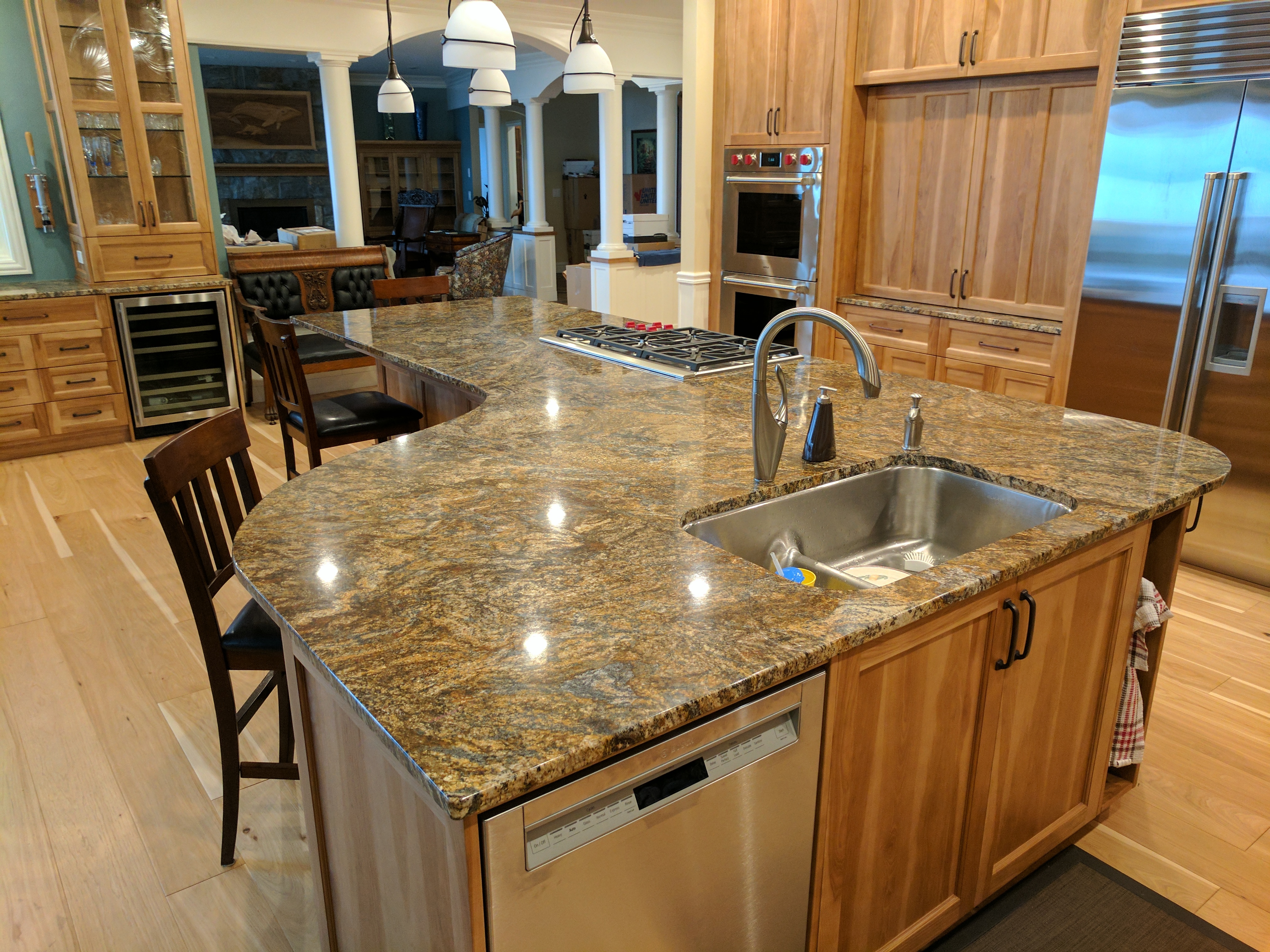 Kitchen Black Pearl Granite Inc