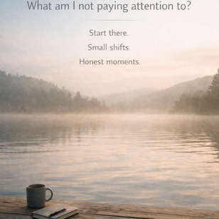 A moment of self reflection