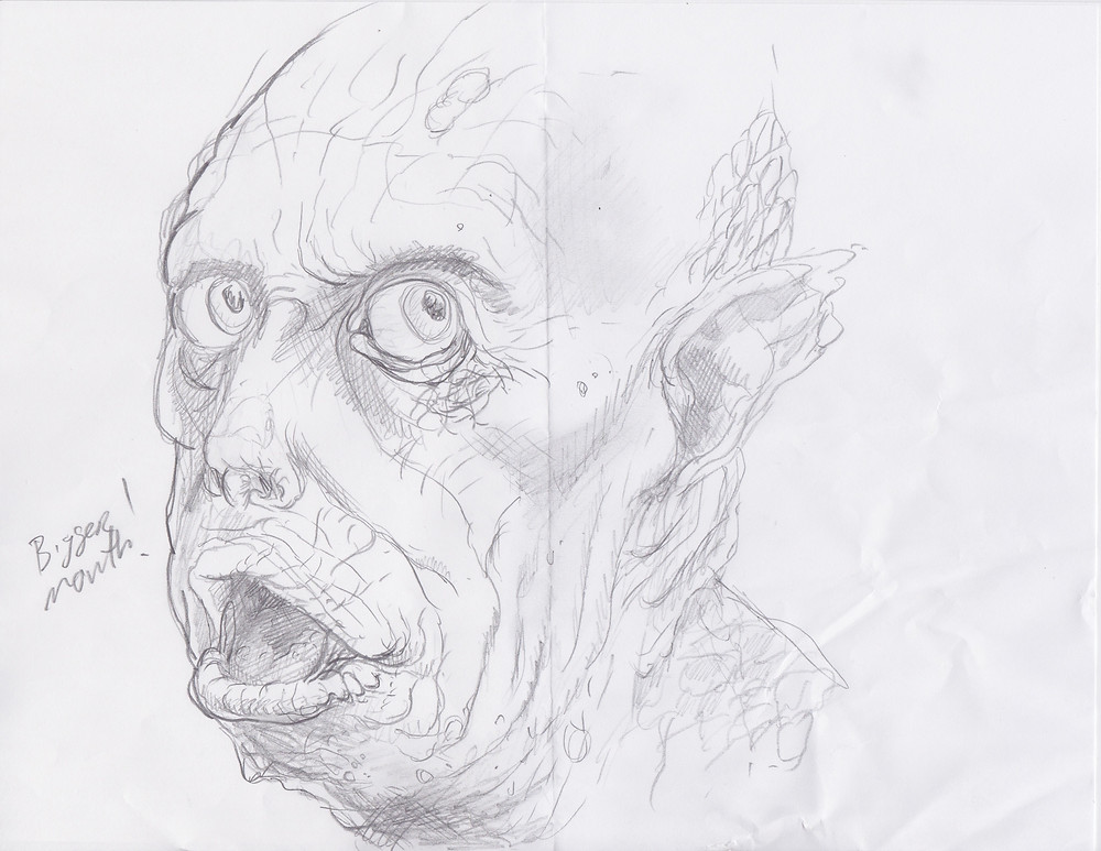 Innsmouth sketch by Mike Turner