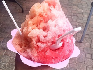 Fun Time Serving up Hawaiian Shave Ice at The Forks.