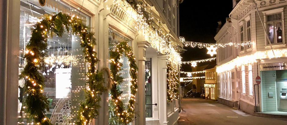 Kveldsvandring i julebyen Kragerø