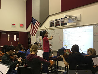 Ms Wilkins teaching.