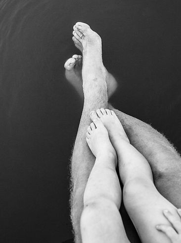 Feet in Water