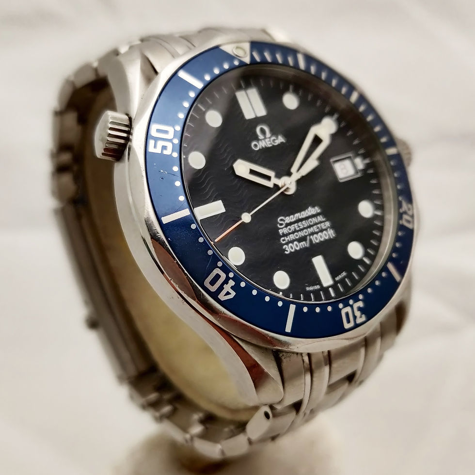 Miniatura: Omega Seamaster James Bond Azul