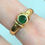 Miniatura: Anillo Oro Esmeralda 