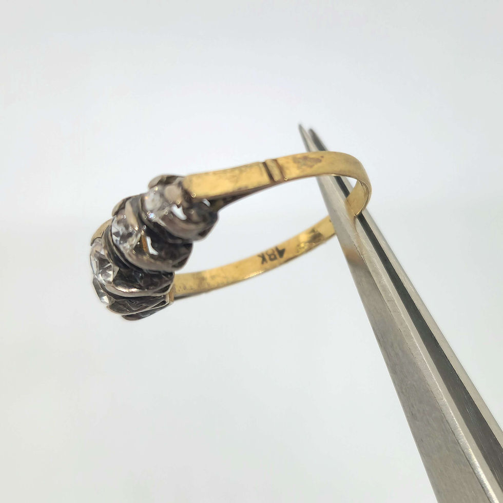 Miniatura: Anillo Cintillo Brillantes
