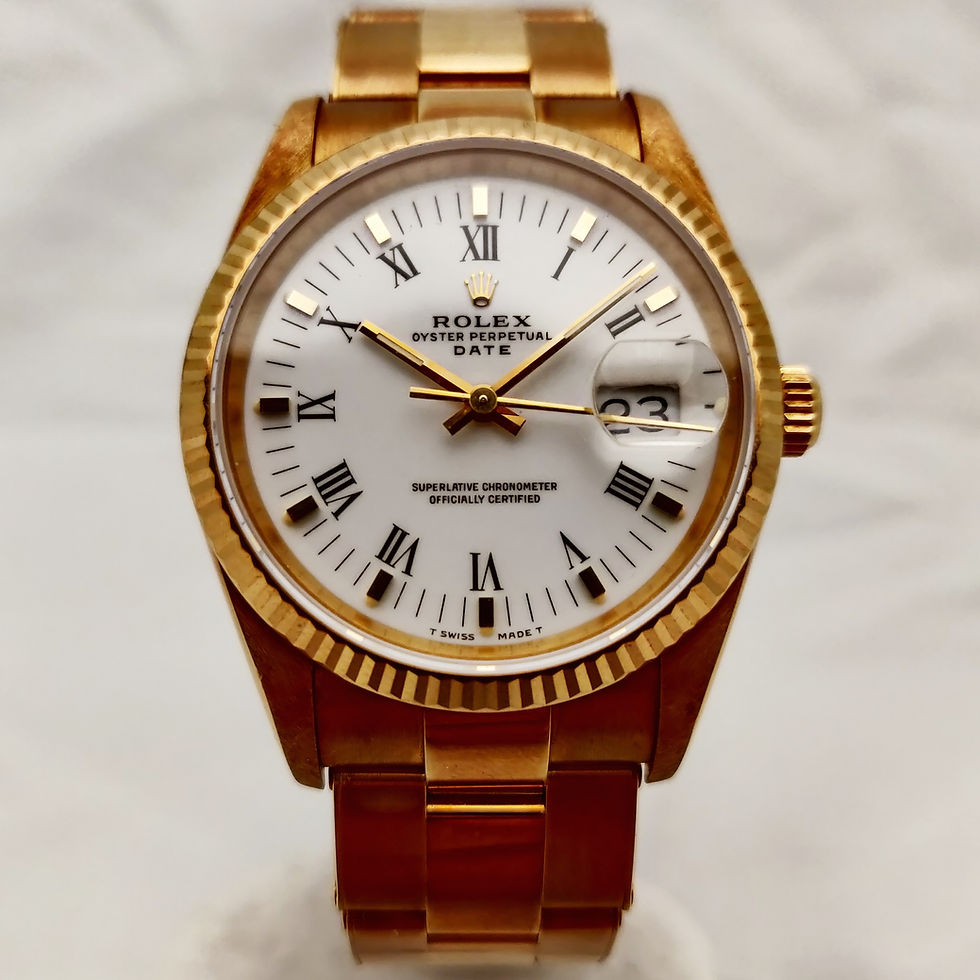 Miniatura: Rolex Date Ref. 15238 cuad. Blanco 