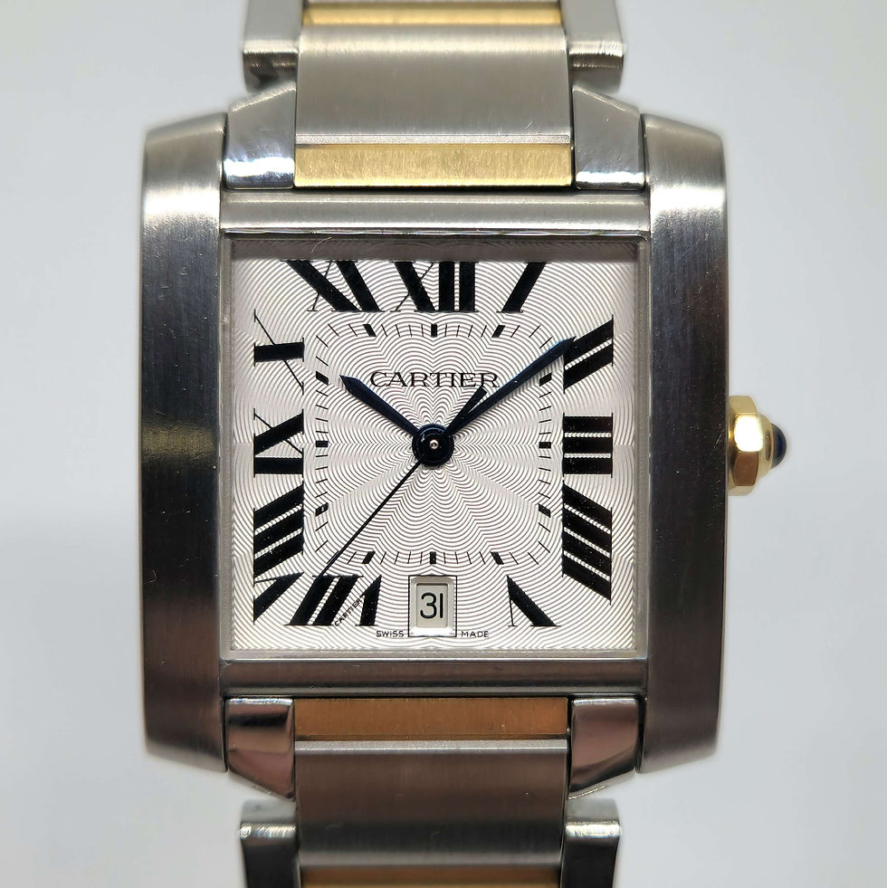 Miniatura: Cartier Tank Francés Combinado 