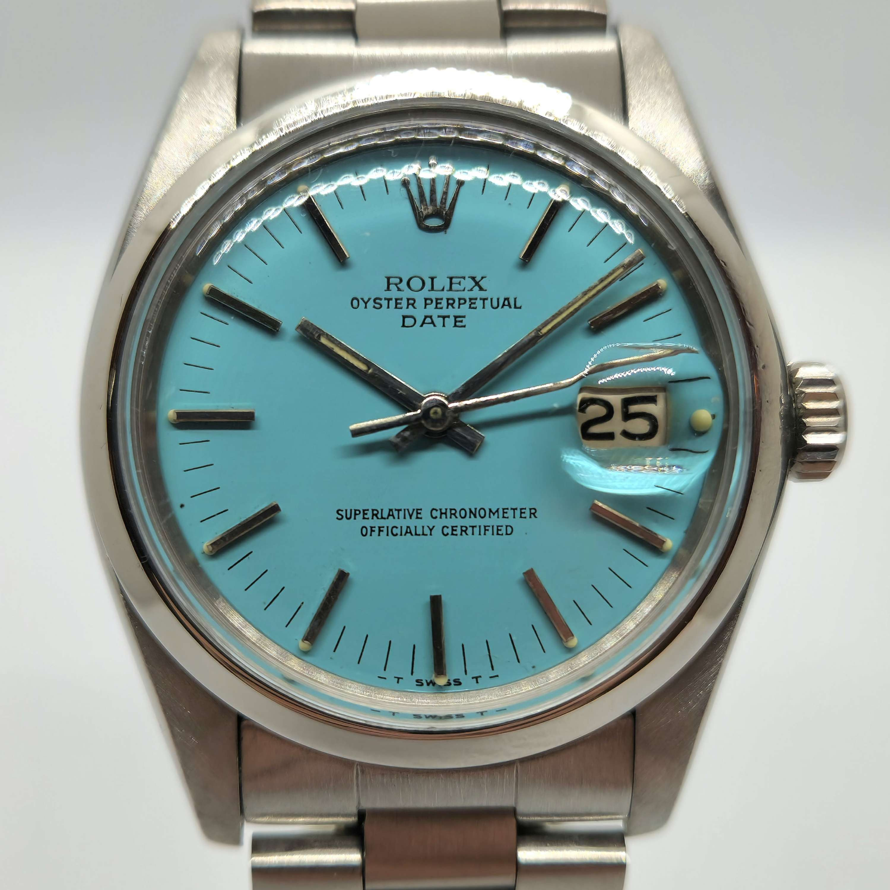 Rolex Date ref. 1500 Tiffany 