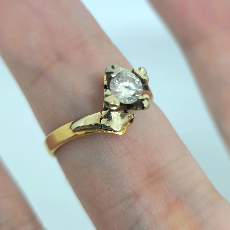 Miniatura: Anillo Solitario Brillante 