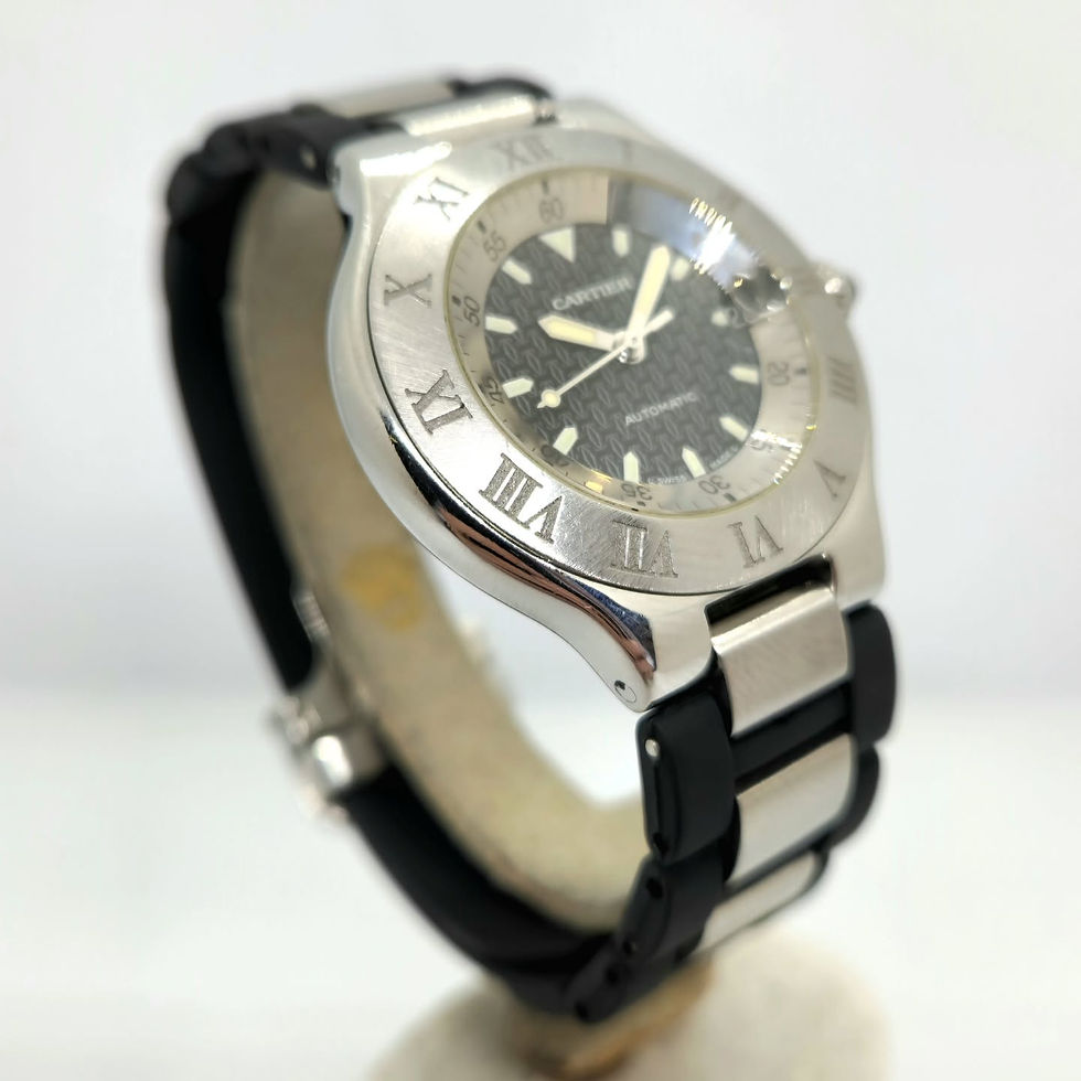 Miniatura: Cartier Autoscaph Caucho