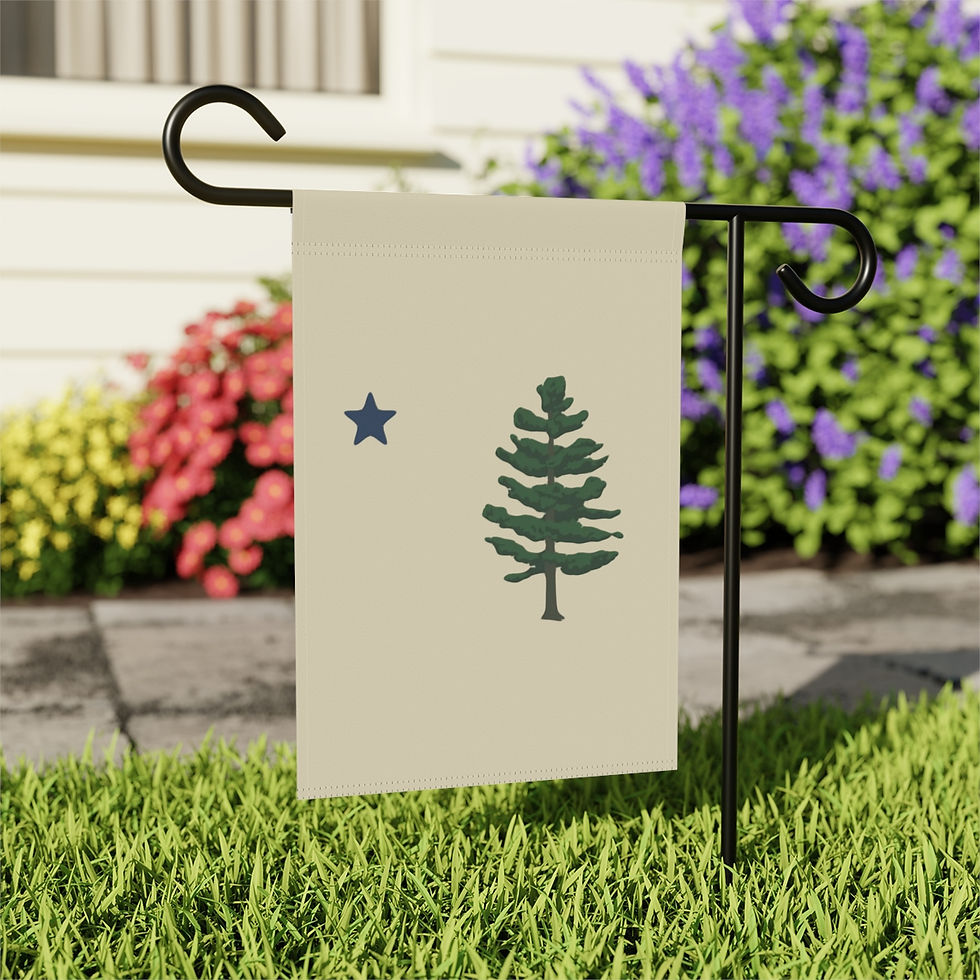Thumbnail: New Maine State Flag Garden & House Banner