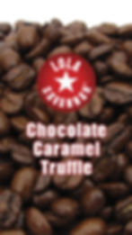 Chocolate Caramel Truffle coffee beans