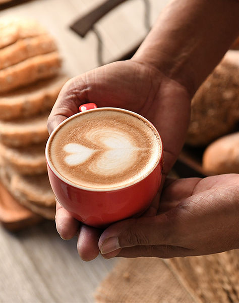 cup of coffee with latte art