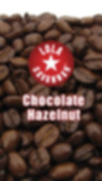 Chocolate Hazelnut coffee beans