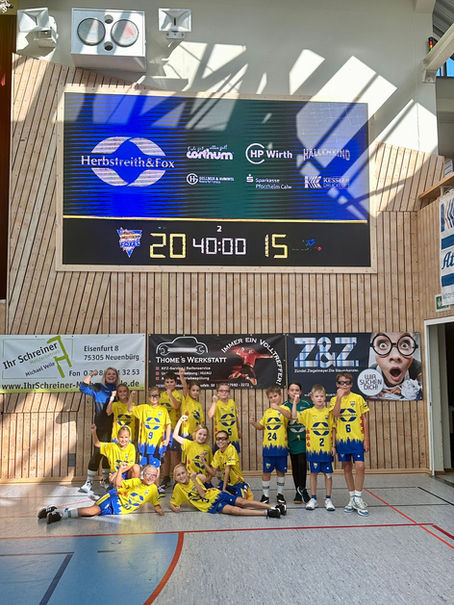 1. Saisonspiel gegen die E-Jugend des TV Sulzfeld am 28.09.2024