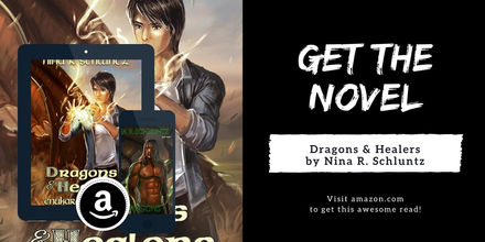 NEW Book: Dragons  and Healers by Nina R. Schluntz