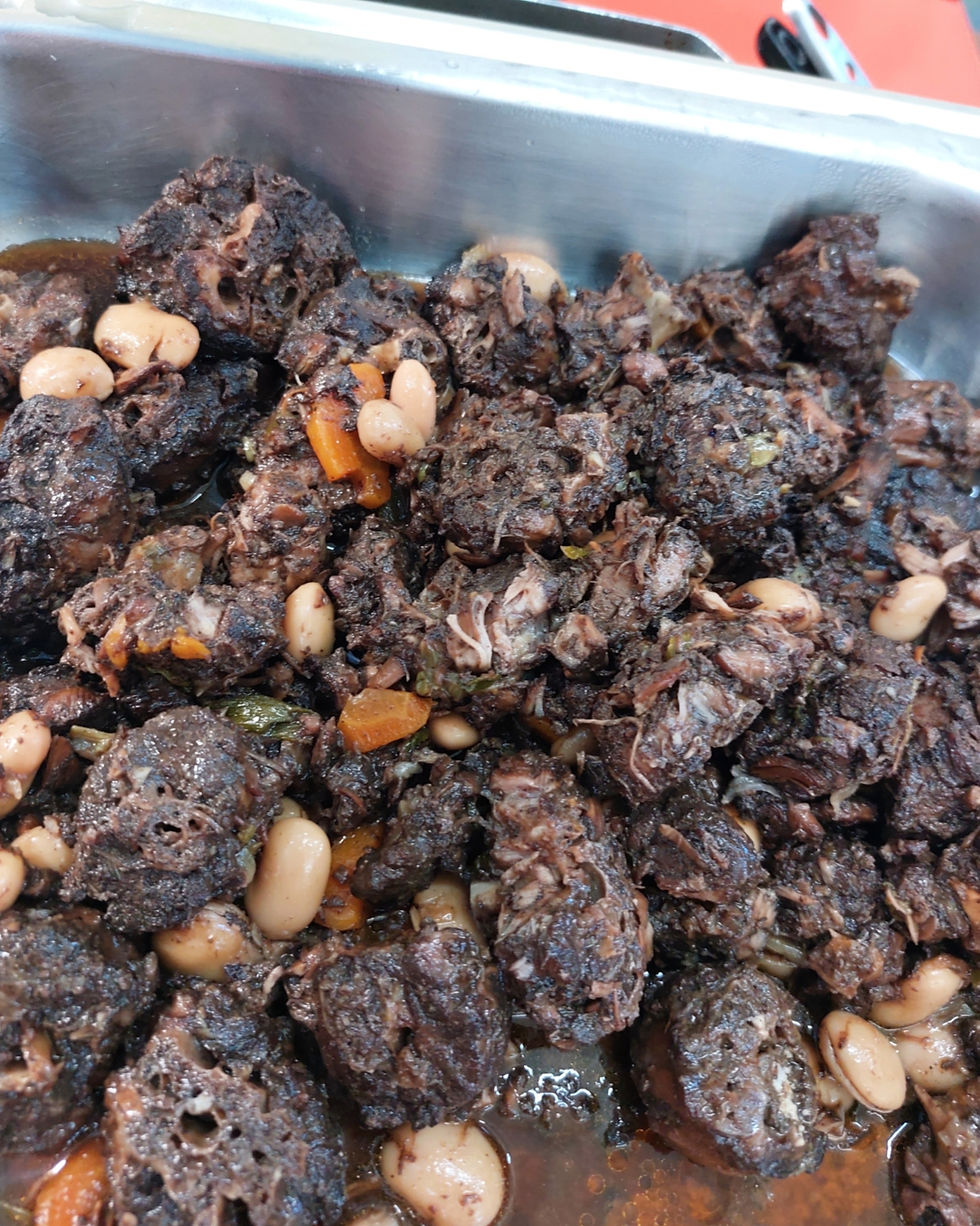 Brown Stew Turkey Neck