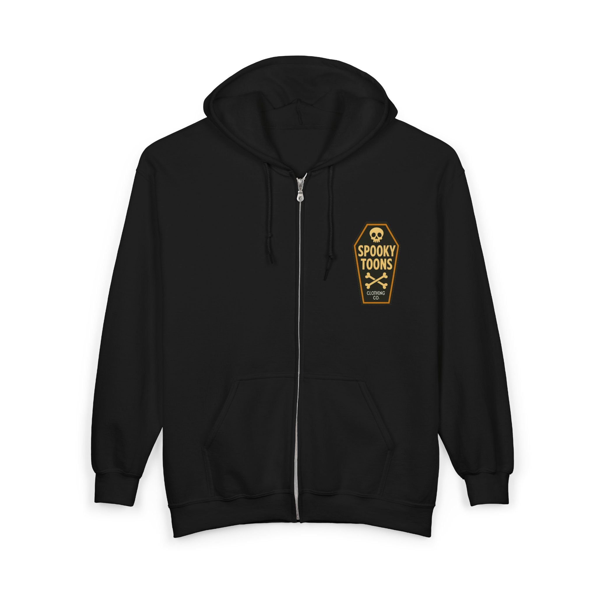 Spooky Toons Clothing Co. Unisex zip-up hoodie