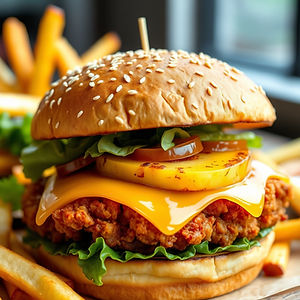Hawaiian Burger & Chips