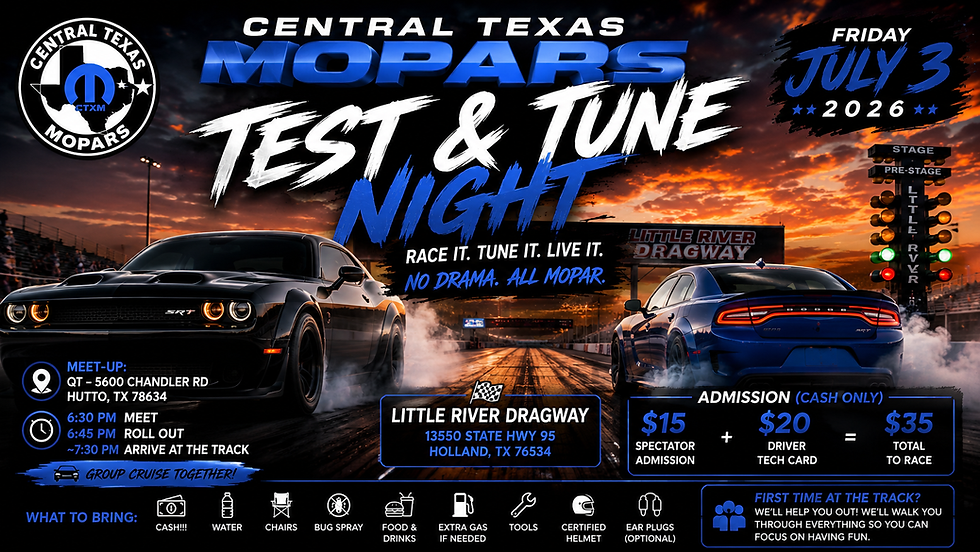 Drag Racing Night at Little River Dragway (Test N Tune)