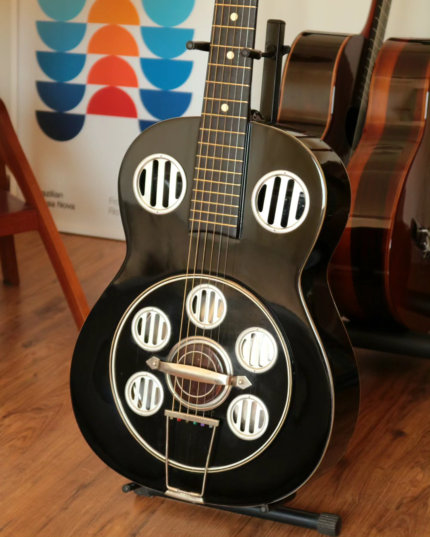 Violão Del Vecchio Dinâmico 7 bocas/ Anos 50